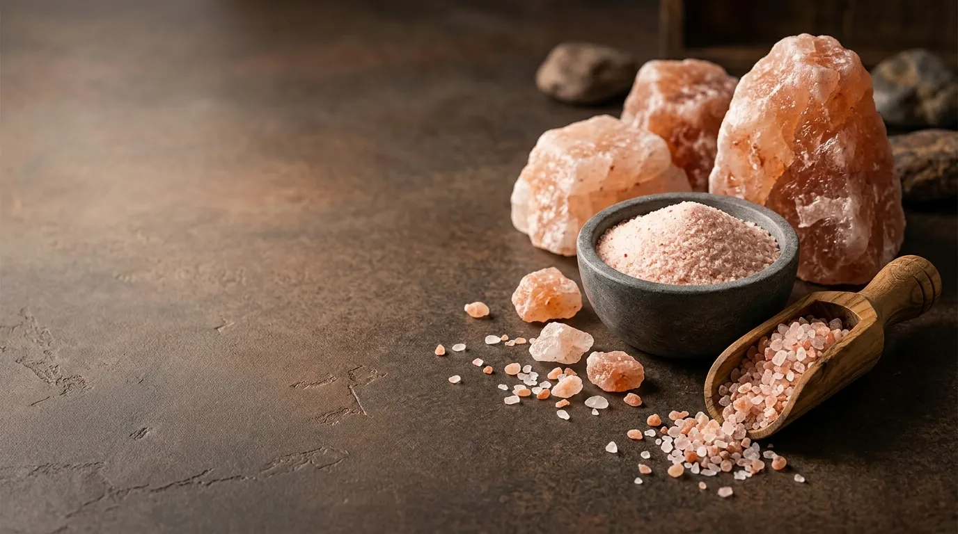 Himalayan pink salt representing consistent product quality